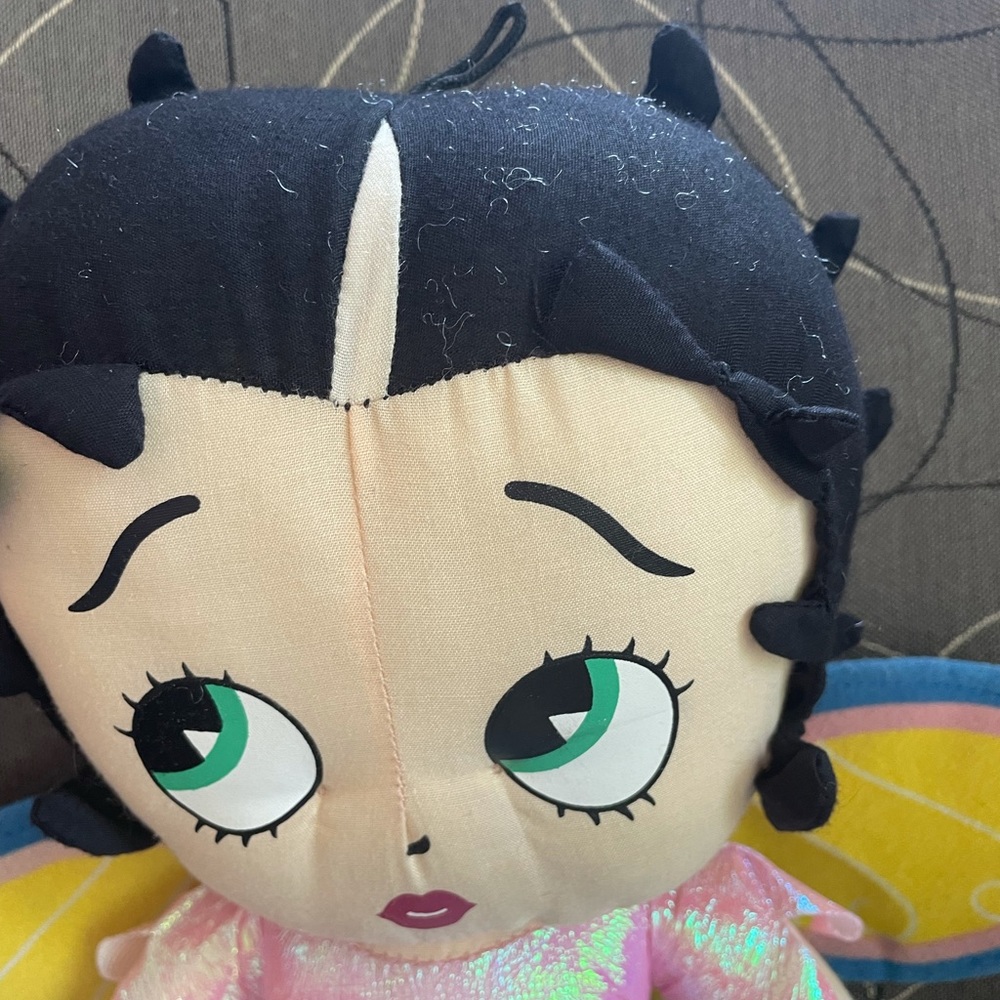 Pink and Blue Dress Betty Boop Fairy Plush 2005 - Picture 5 of 14